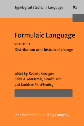 Formulaic Language, Vol. 1: Distribution and Historical Change