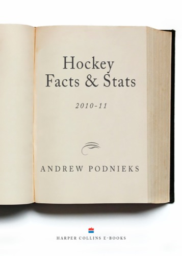 Hockey facts and stats, 2010-2011