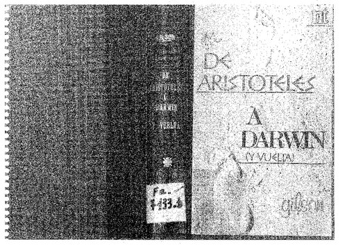 De Aristoteles a Darwin (y vuelta)