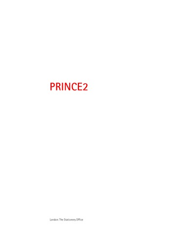 Managing successful projects with Prince 2