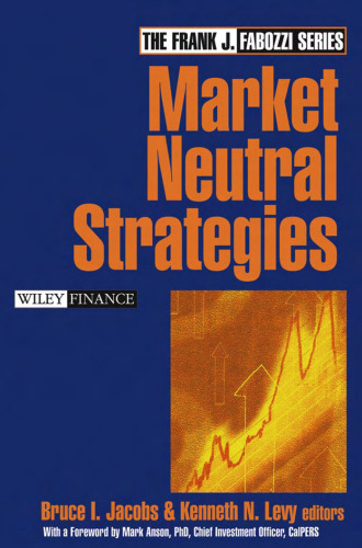 Market Neutral Strategies (Wiley Finance Series)