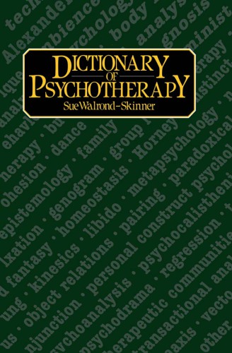 A dictionary of psychotherapy