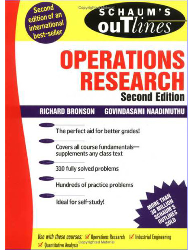 Schaum's Outline of Operations Research