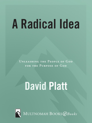 A radical idea: unleashing the people of God for the purpose of God