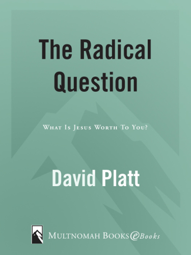 The radical question: what is Jesus worth to you?