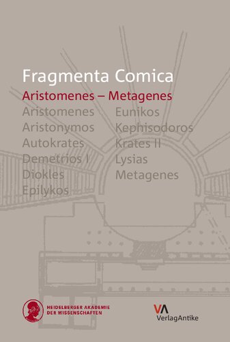 Aristomenes – Metagenes. Einleitung, Übersetzung, Kommentar