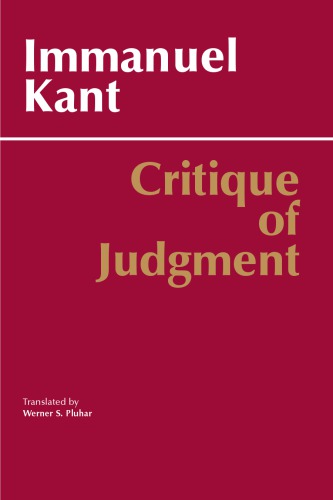 Critique of judgment