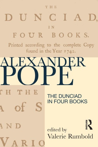 The Dunciad in four books