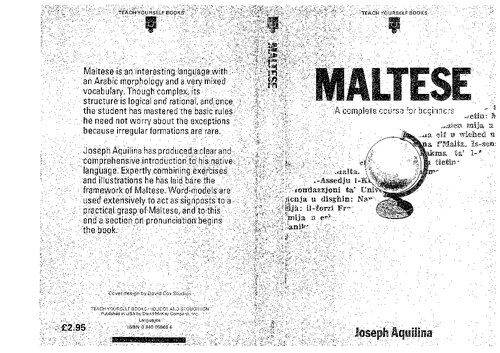 Maltese: A complete course for beginners