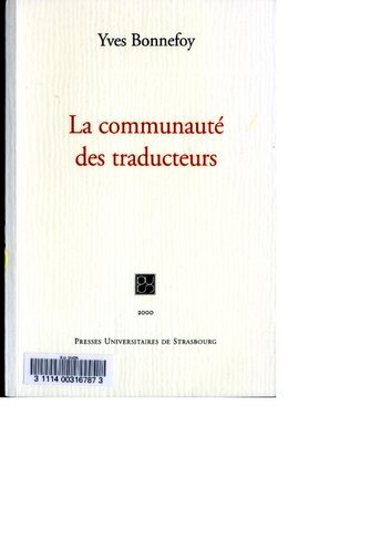 La communauté des traducteurs