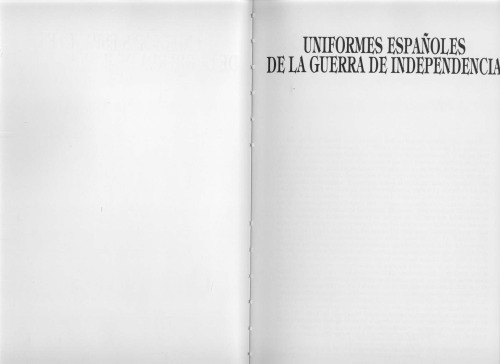 José María Bueno Uniformes militares españoles de la Guerra de Independencia (1808-1814)