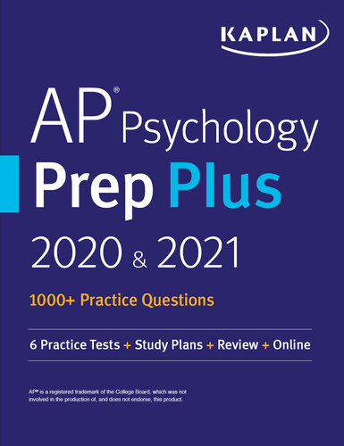 AP Psychology Prep Plus 2020 & 2021