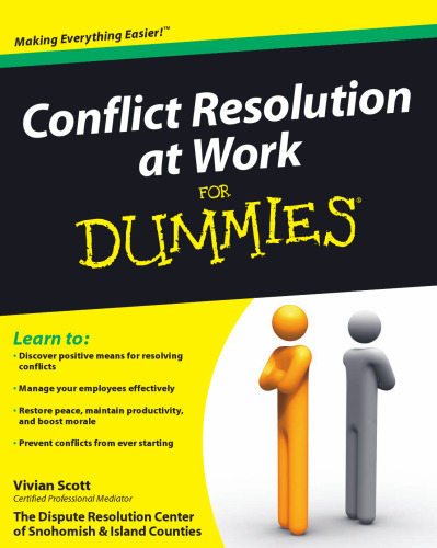 Conflict Resolution at Work For Dummies