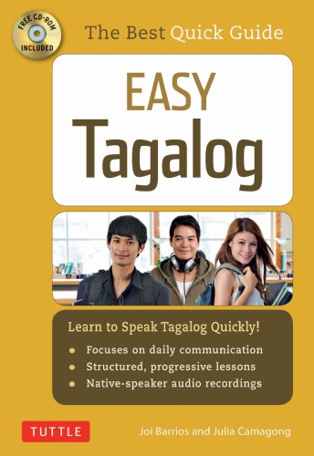 Easy Tagalog: Learn To Speak Tagalog Quickly (Downloadable Cd-Rom{Rpara}