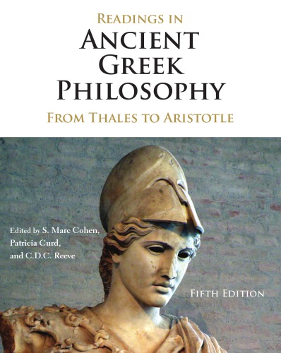 Readings in ancient greek philosophy - from thales to aristotle