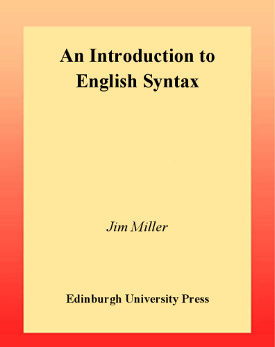 An introduction to English syntax