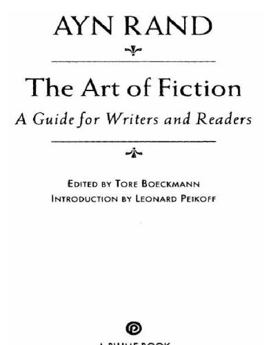 The art of fiction: a guide for writers and readers