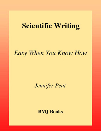 Scientific writing: easy when you know how