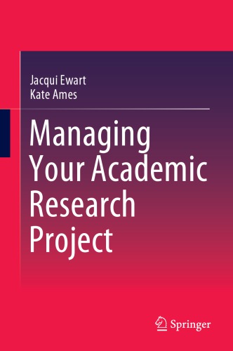 Managing Your Academic Research Project