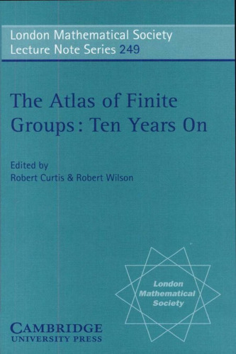 The atlas of finite groups, ten years on