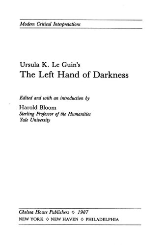 Ursula K. Le Guin's the Left Hand of Darkness