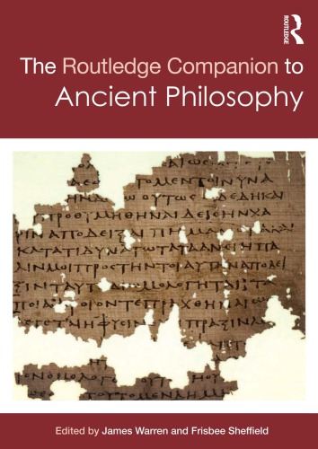 The Routledge companion to ancient philosophy