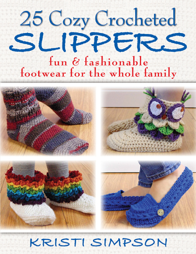 25 cozy crocheted slippers: fun & fashionable footwear for the whole family