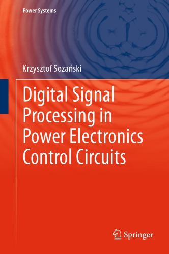 Digital signal processing in power electronics control circuits