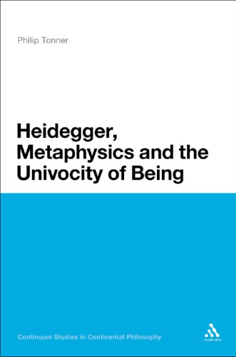 Heidegger, Metaphysics and the Univocity of Being