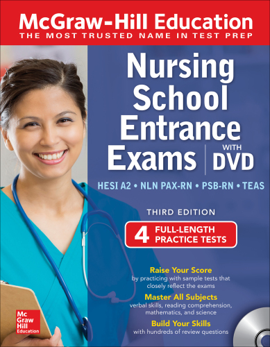 McGraw-Hill Education Nursing School Entrance Exams with DVD