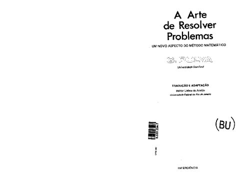 A arte de resolver problemas: um novo aspecto do método matemático