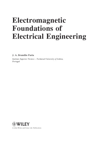 Electromagnetic Foundations of Electrical Engineering