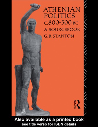 Athenian Politics c800-500 BC: a Sourcebook