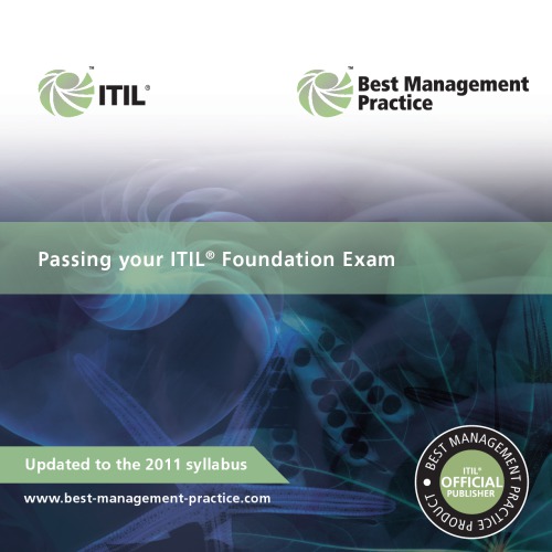 Passing your ITIL foundation exam