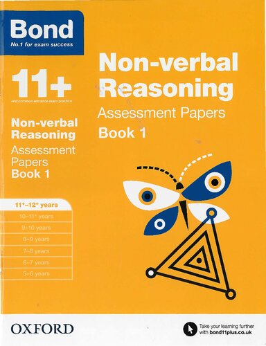 Bond 11+ Non-verbal Reasoning Assessment Papers 11+-12+ years Book 1