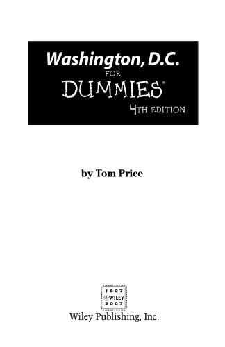 Washington, D.C. For Dummies (Dummies Travel)