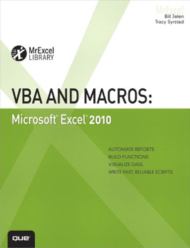 VBA and macros: Microsoft Excel 2010