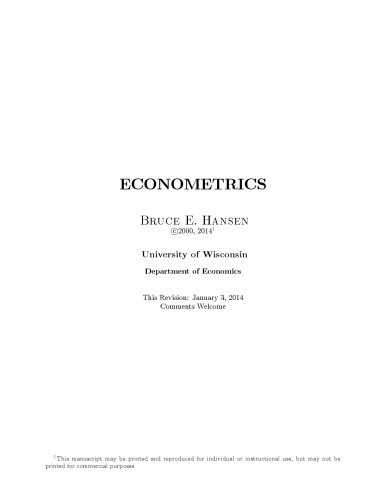 Econometrics