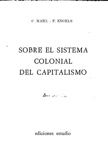 Sobre el sistema colonial del capitalismo