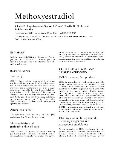 Methoxyestradiol