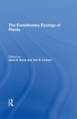 The Evolutionary Ecology Of Plants