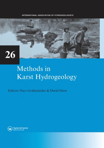 Methods in Karst Hydrogeology: IAH: International Contributions to Hydrogeology, 26