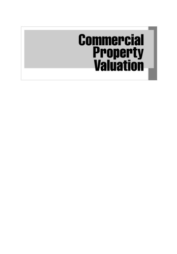 Commercial property valuation methods and case studies