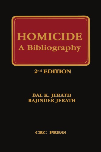 Homicide a bibliography