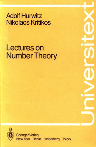 Lectures on number theory