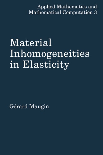 Material inhomogeneities in elasticity