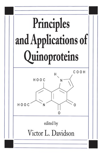 Principles and applications of quinoproteins