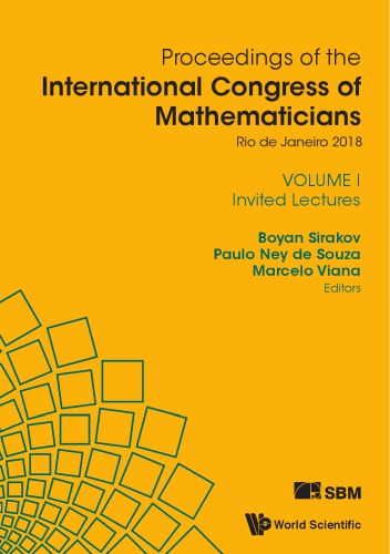 ICM-2018, Rio de Janeiro: Proceedings, Vol.1