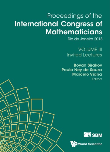 ICM-2018, Rio de Janeiro: Proceedings, Vol.3