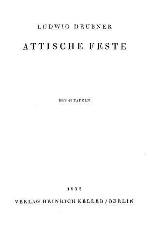 Attische Feste